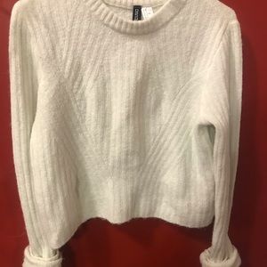 White H&M sweater